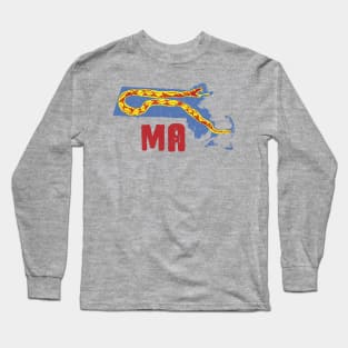 Massachusetts Gadsden Rattlesnake Long Sleeve T-Shirt